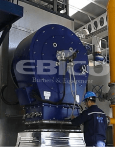 kxu02为上海嘉乐股份有限公司配置EP7G低氮燃气燃烧器