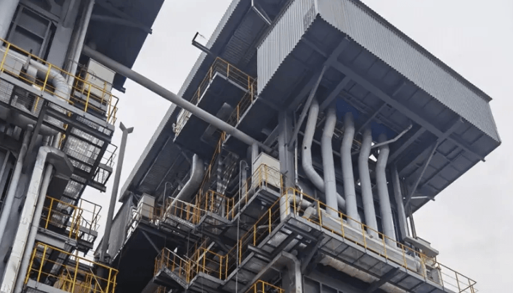 kxu02为湖州中磊化纤配套75吨/时蒸汽锅炉低氮燃烧器