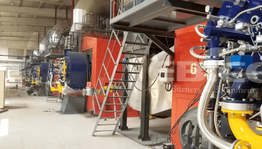 kxu02为山西汾酒集团配套35吨/时蒸汽锅炉燃烧器低氮改造项目