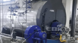 kxu02为四川科伦集团选配10吨EC6GR天然气蒸汽锅炉燃烧器