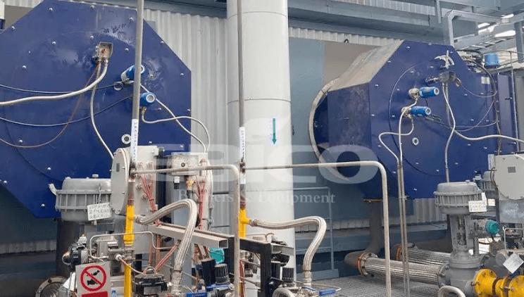 kxu02为四川万华化学配套100吨/时蒸汽锅炉燃烧器非标定制项目