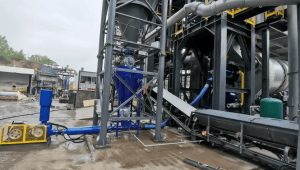 岳首筑机“煤气两用”沥青拌合站低氮燃烧项目